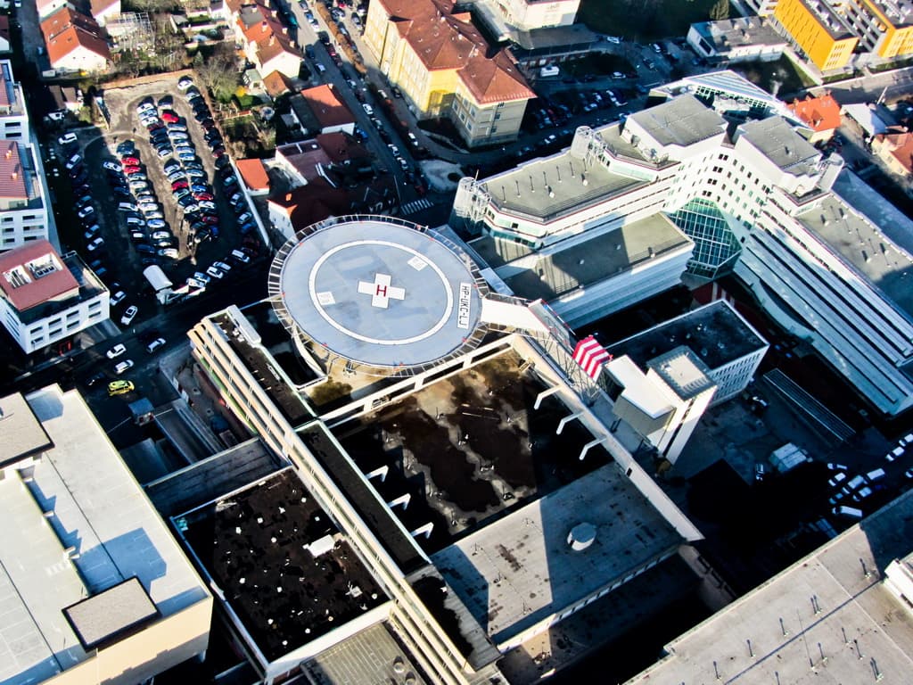 Heliport, UKC Ljubljana